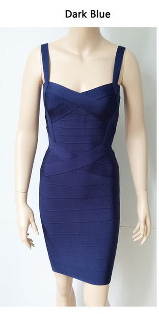 Sleeveless Elastic Slim Fit Dress Evening Dress for Women