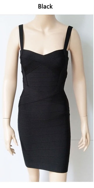 Sleeveless Elastic Slim Fit Dress Evening Dress for Women