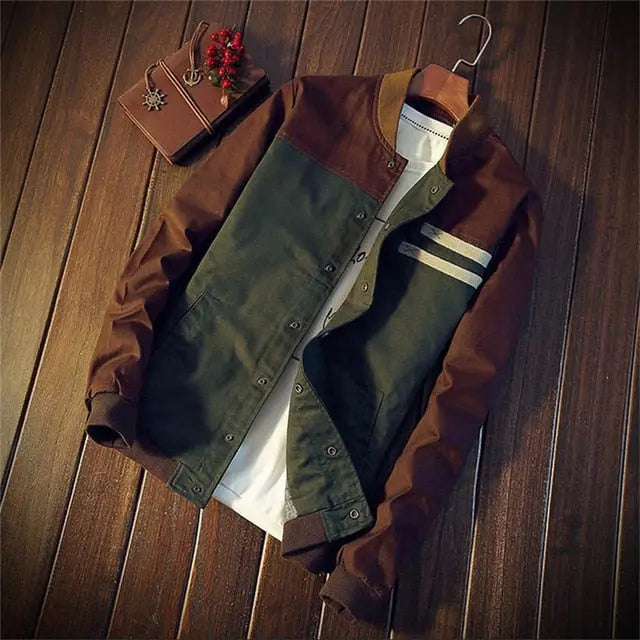 Men's Jackets Autumn Military Men's Coats Fashion Slim Casual Jackets Male Outerwear Baseball Uniform eprolo