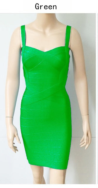 Sleeveless Elastic Slim Fit Dress Evening Dress for Women