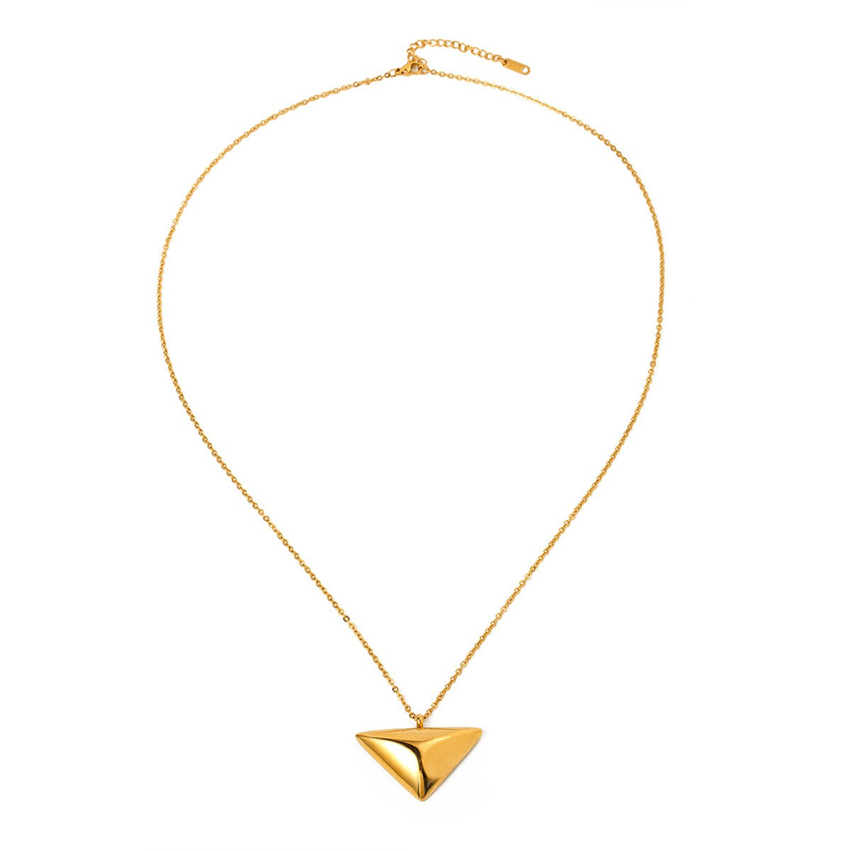 Triangle pendant necklace
