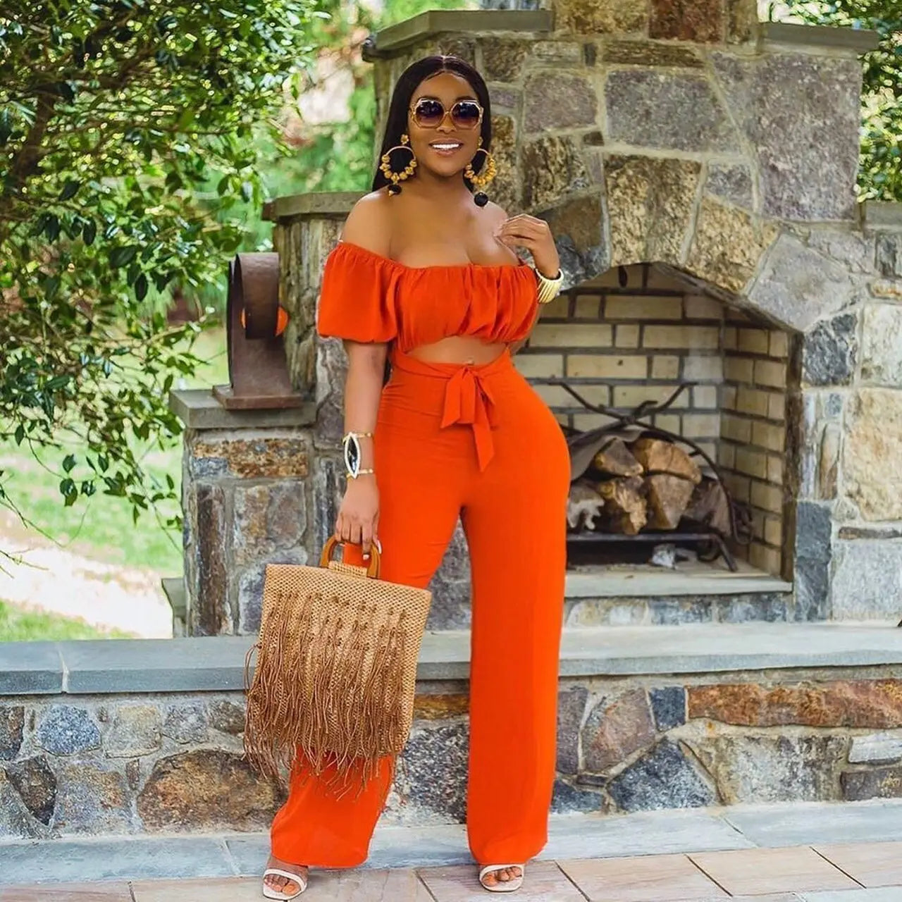 Sultry Off-Shoulder Cutout Romper - product image 4