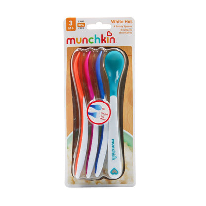 4 Fun Color-Changing Soft Baby Spoons
