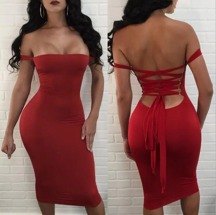 Bandage Bodycon Club Dress - product image 1
