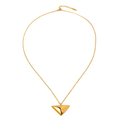 Triangle pendant necklace