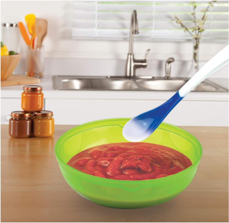 4 Fun Color-Changing Soft Baby Spoons