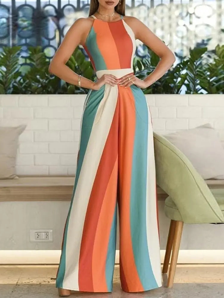 Stripey Spag Wide-Leg Jumpsuit - product image 2