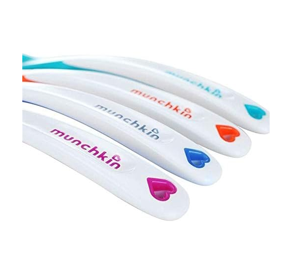 4 Fun Color-Changing Soft Baby Spoons