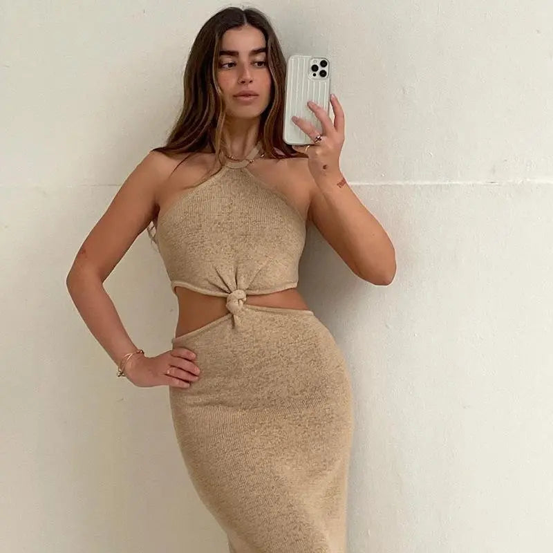 Sultry Knit Strappy Maxi - product image 3