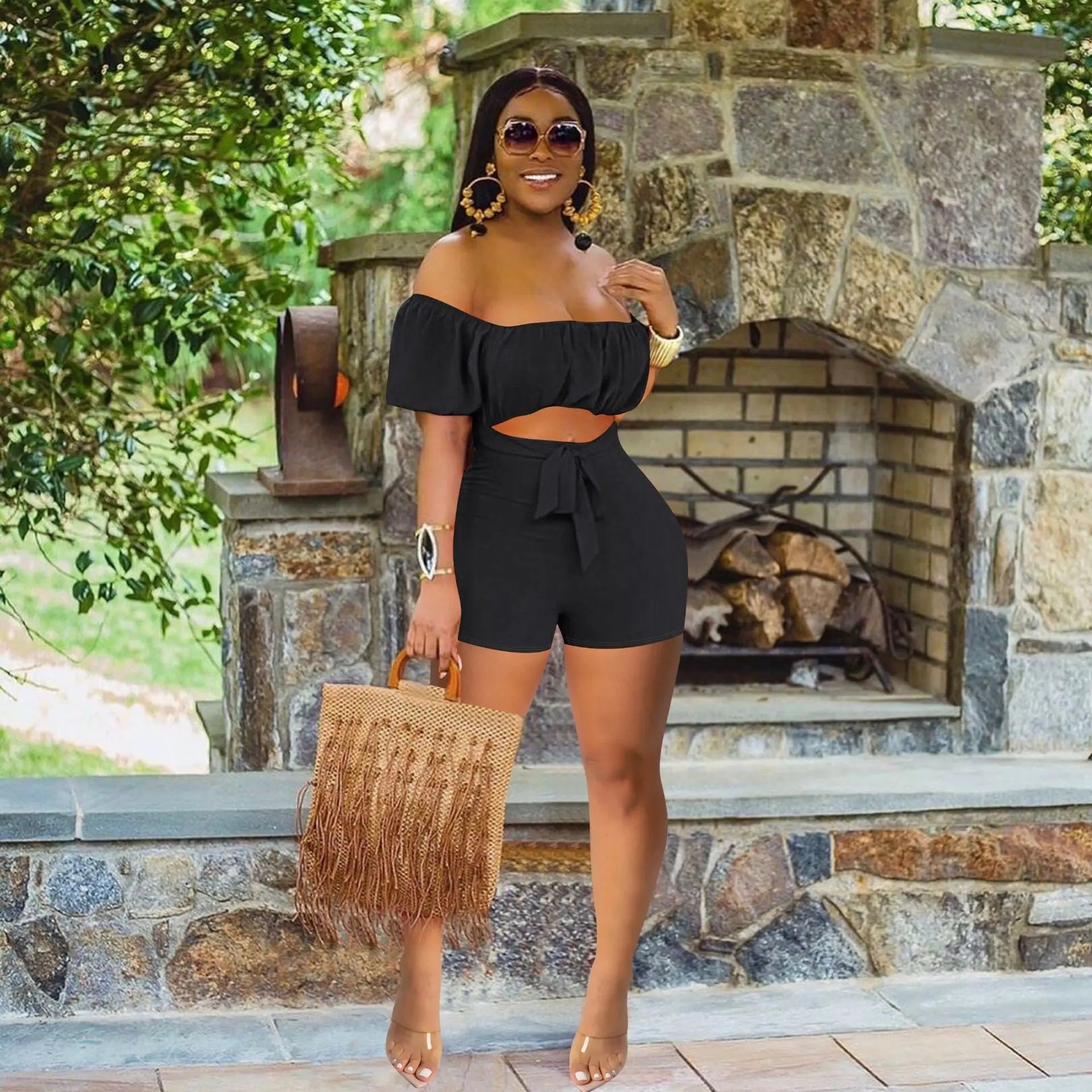 Cutout High-Waist Jumpsuit - product image 1