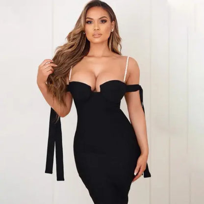 Glam Beaded Off-Shoulder Dress - product image 3